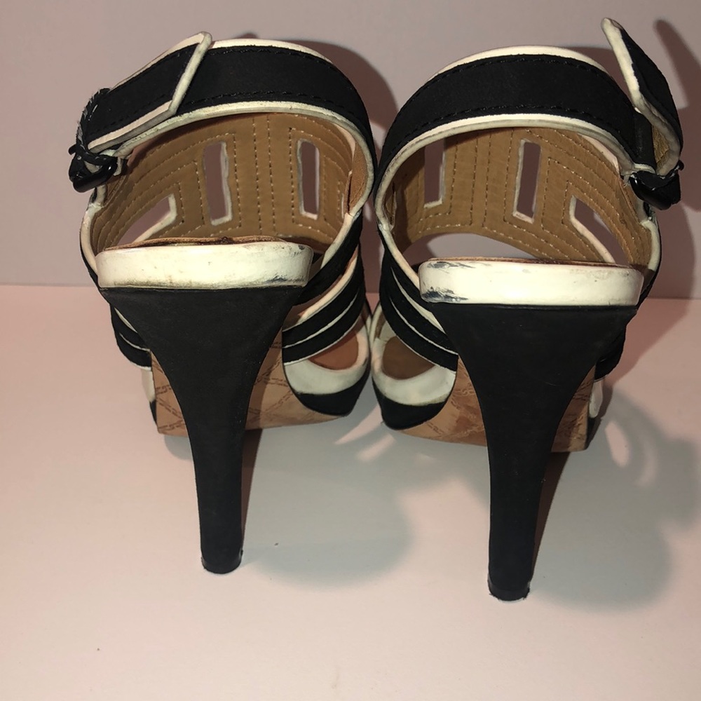 Black and White L.A.M.B. Heels (Size 6.5) - Picture 4 of 4